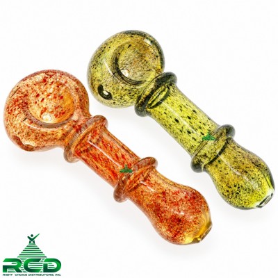 GLASS PIPE FRIT W/ 2 RIM GP361
